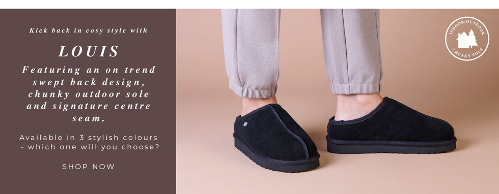 Mens Louis Sheepskin Slipper