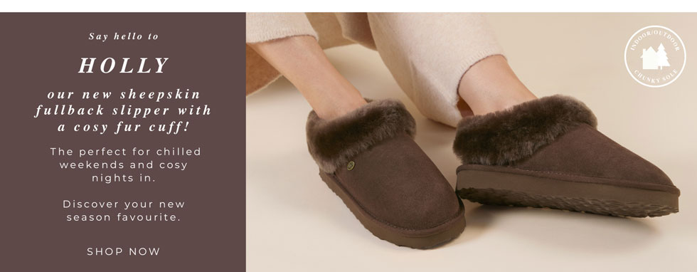 Ladies Holly Sheepskin Slippers