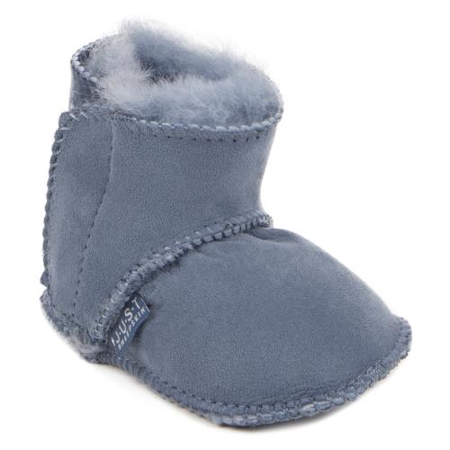 Babies Adelphi Sheepskin Booties Sky