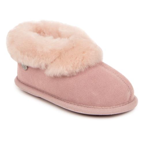 Childrens Classic Sheepskin Slippers Rose