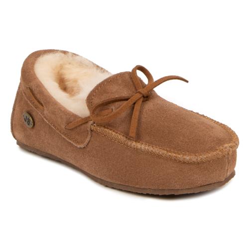 Boys Mini Torrington Sheepskin Slippers  Chestnut