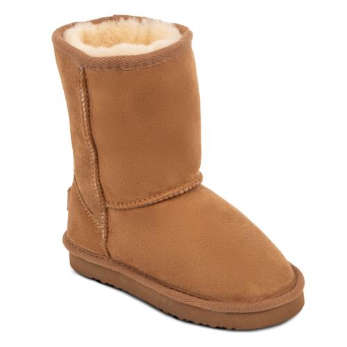 Childrens Classic Sheepskin Boots Chestnut