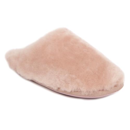 Ladies Louise Sheepskin Slipper Rose