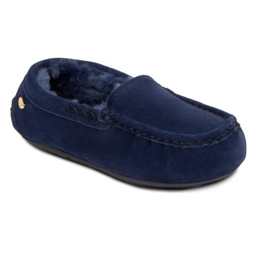 Ladies Sophie Sheepskin Slipper Navy