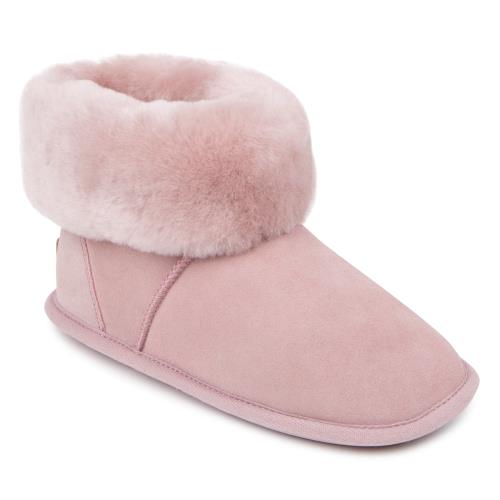 Ladies Albery Sheepskin Slipper Rose