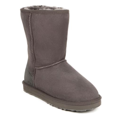 Ladies Short Classic Sheepskin Boot Granite