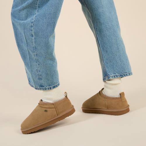 Ladies Georgie Sheepskin Short Boot Chestnut
