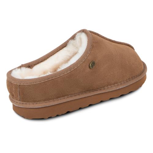 Just Sheepskin Mens Louis Sheepskin Slipper Chestnut UK Size 10