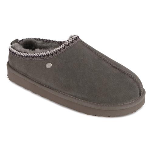 Mens Miles Sheepskin Slipper Granite