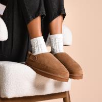 Ladies Quinn Sheepskin Sling Back Mule Slipper