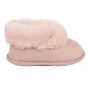 just sheepskin slippers pink