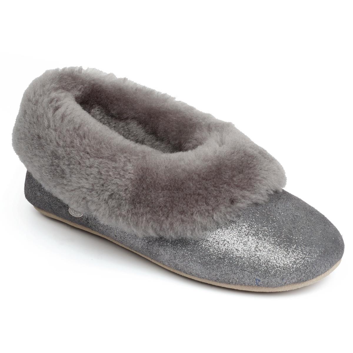 ladies lambswool slippers