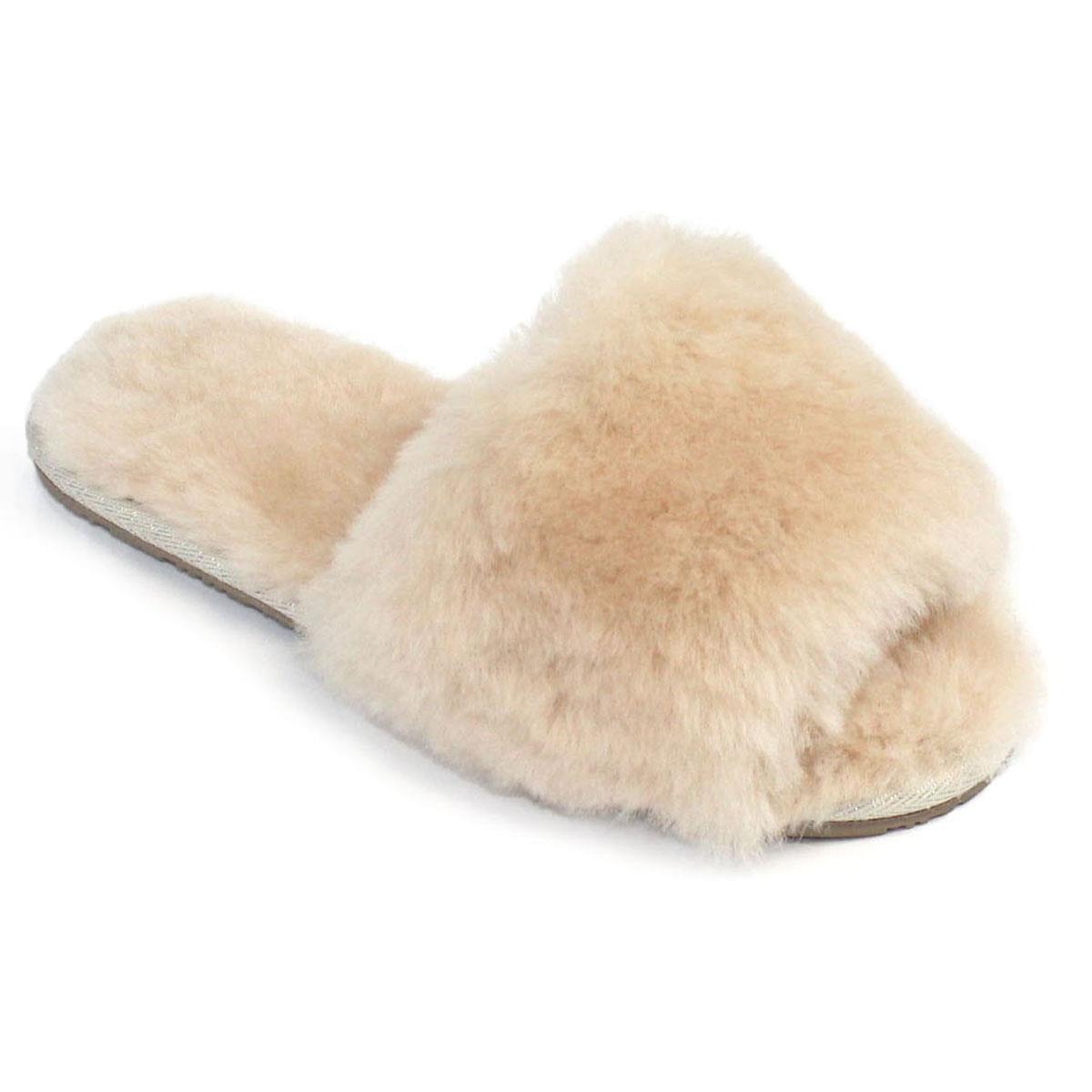 just sheepskin ladies slippers